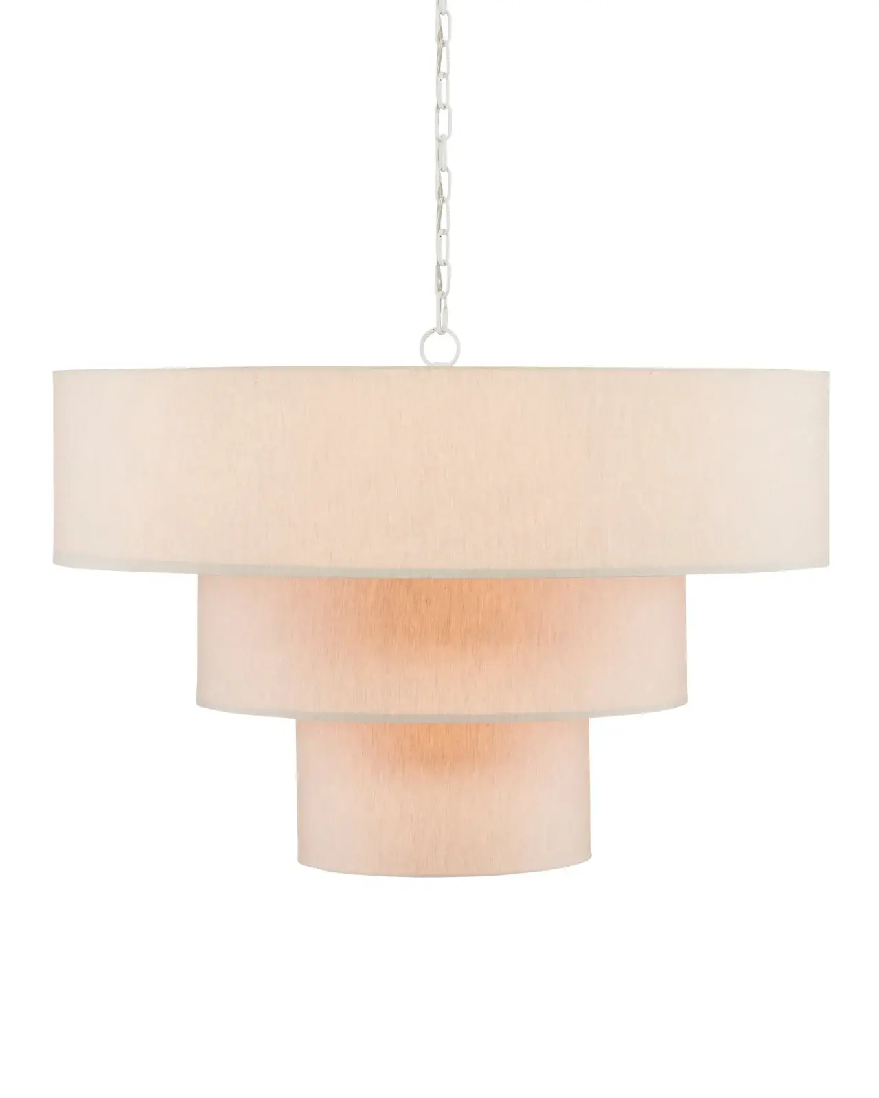 Livello White Chandelier 25" x 36"