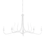 Passion White Chandelier 27.25" x 50.5"