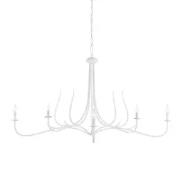 Passion White Chandelier 27.25" x 50.5"