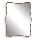 Pavia Vanity Mirror in Gold  28" x 36" x 2"