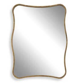 Pavia Vanity Mirror in Gold  28" x 36" x 2"