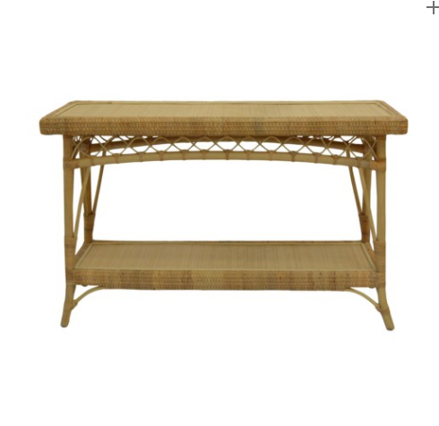 Charleston Natural Console Table 48" x 16.25" x 30.25"