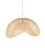 Elma Hanging Lamp - Natural W40 x D40 x H22"