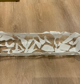 White/Clear Canoe 7"x22"