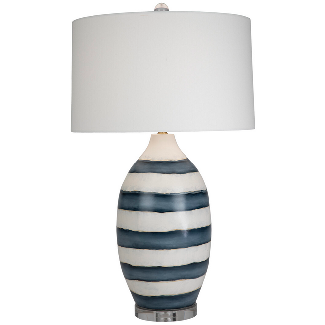 Blue Streak Lamp - 32.5"H