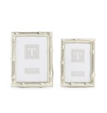 Silver Faux Bamboo Photo Frame 5x7