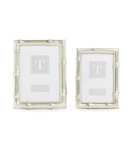 Silver Faux Bamboo Photo Frame 5x7