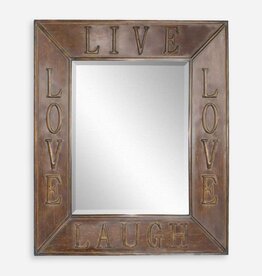 Live Laugh Love Mirror 30 W X 34 H X 1 D