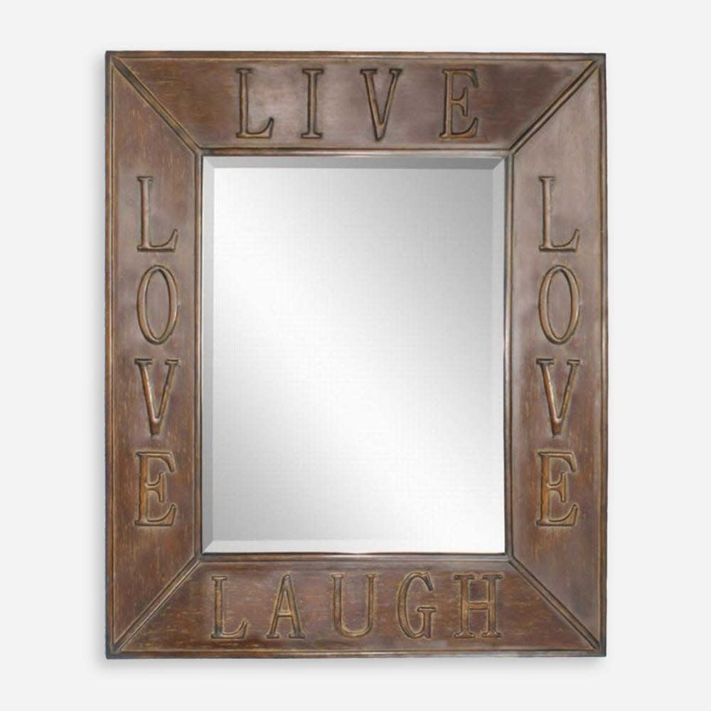 Live Laugh Love Mirror 30 W X 34 H X 1 D