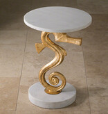 Seahorse Side Table   16"Dia x 22"H