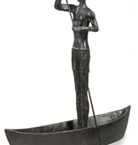 Punting Sculpture -  14 W X 14 H X 4 D