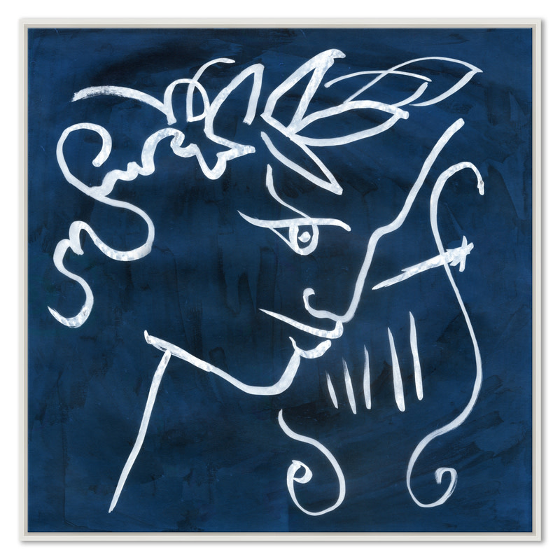 Blue Apollo - 45.5” x 45.5”