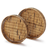 Round Bamboo Tray - Small