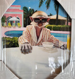 Monkey Business at the Colony - 20" x 16"