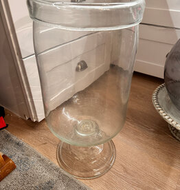 Glass vase 20h x 9.5d