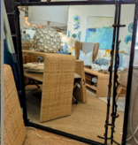 Iron Mirror with Hanger 55" x 56"