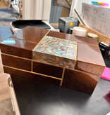 Lacquered Box with Shell - 12" L x 8" D x 4 3/4" H