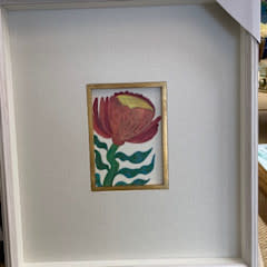 Fantasy Floral  Canvas 5   17"x19"