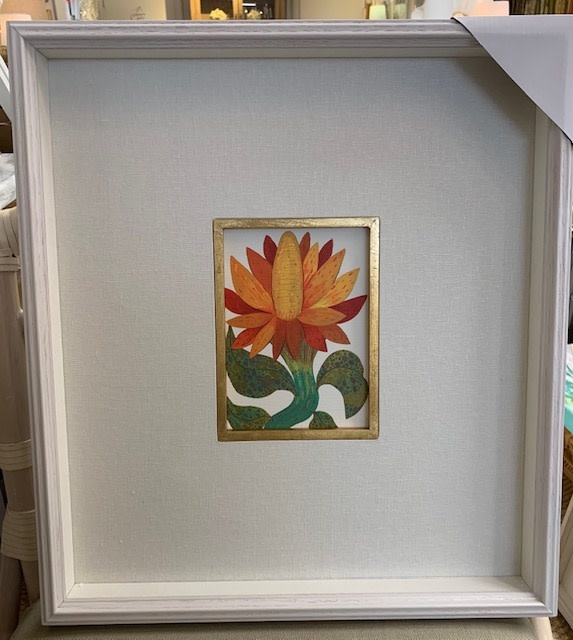 Fantasy Floral  Canvas 9   17"x19"