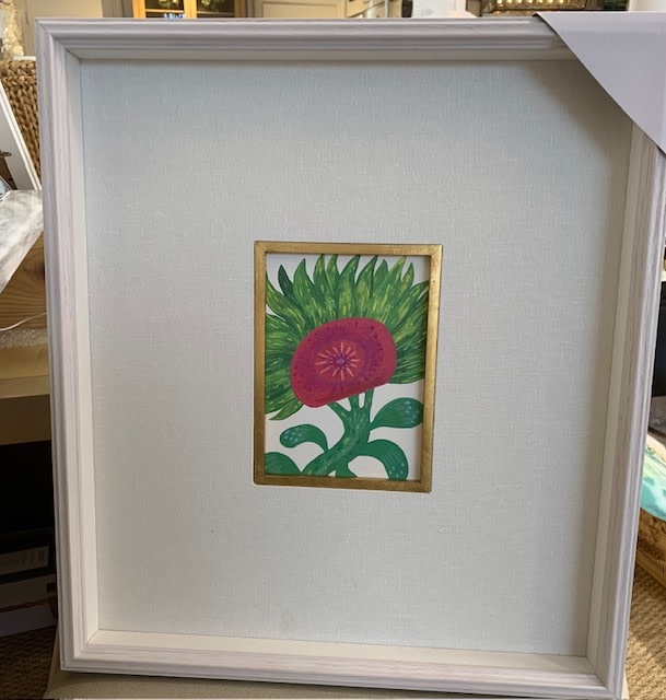 Fantasy Floral  Canvas 12    17"x19"