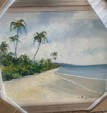 Horizontal Tropical Beach Art 2 by Segrelles 20"x24"