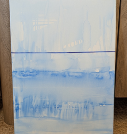 Blue Watercolor (2) 18" x 24"