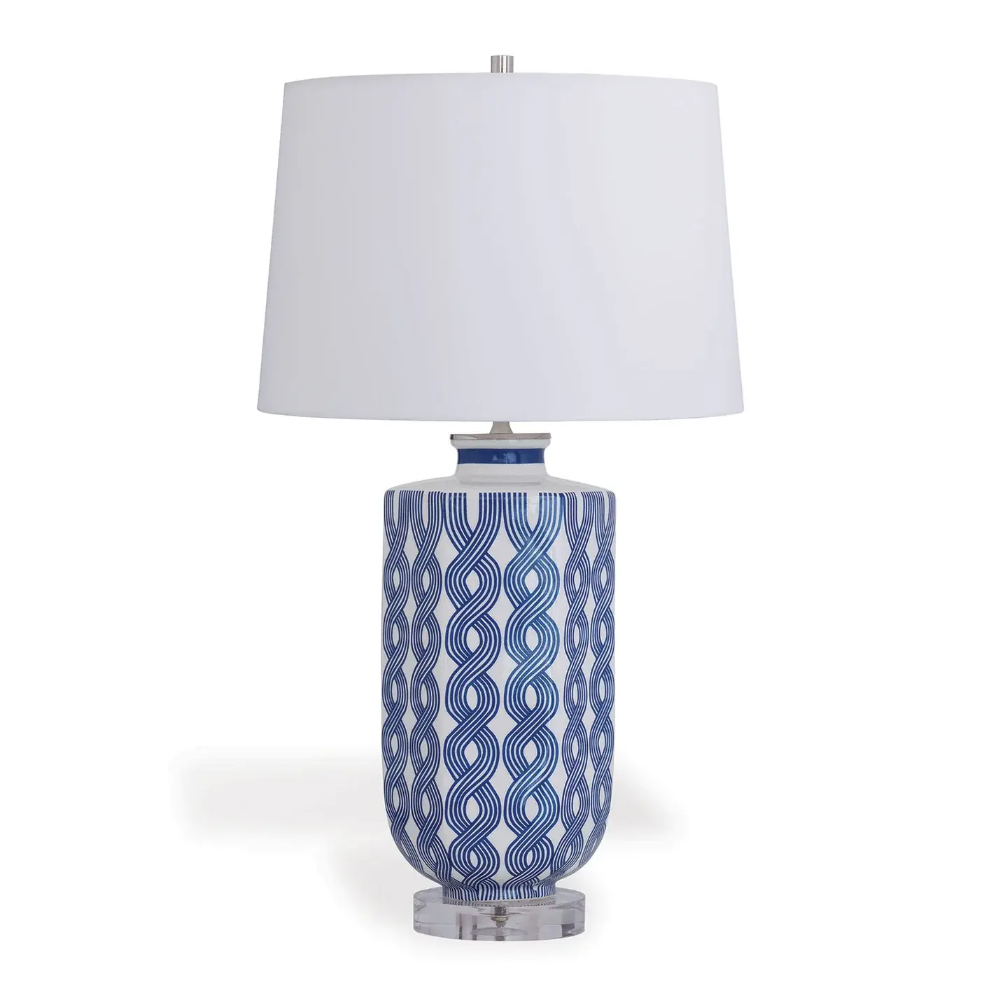 Evelyn Blue Lamp 31"H x 17"