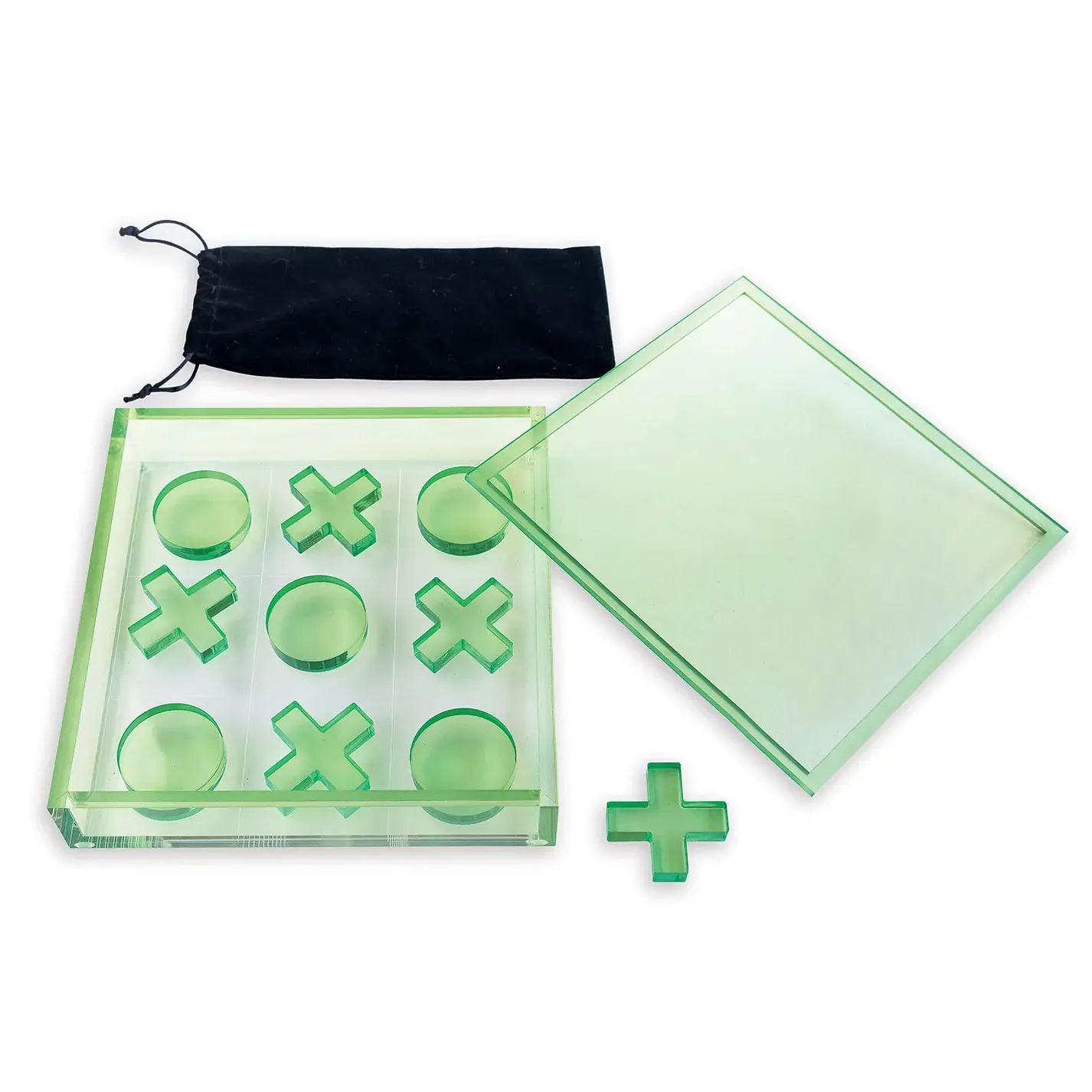 Tictactoe Green Set 2"H X 9"W X 9"D