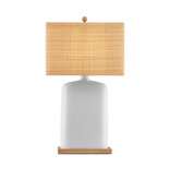 Musing White Table Lamp 31.5"h x 18"w x 10"d