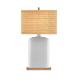 Musing White Table Lamp 31.5"h x 18"w x 10"d