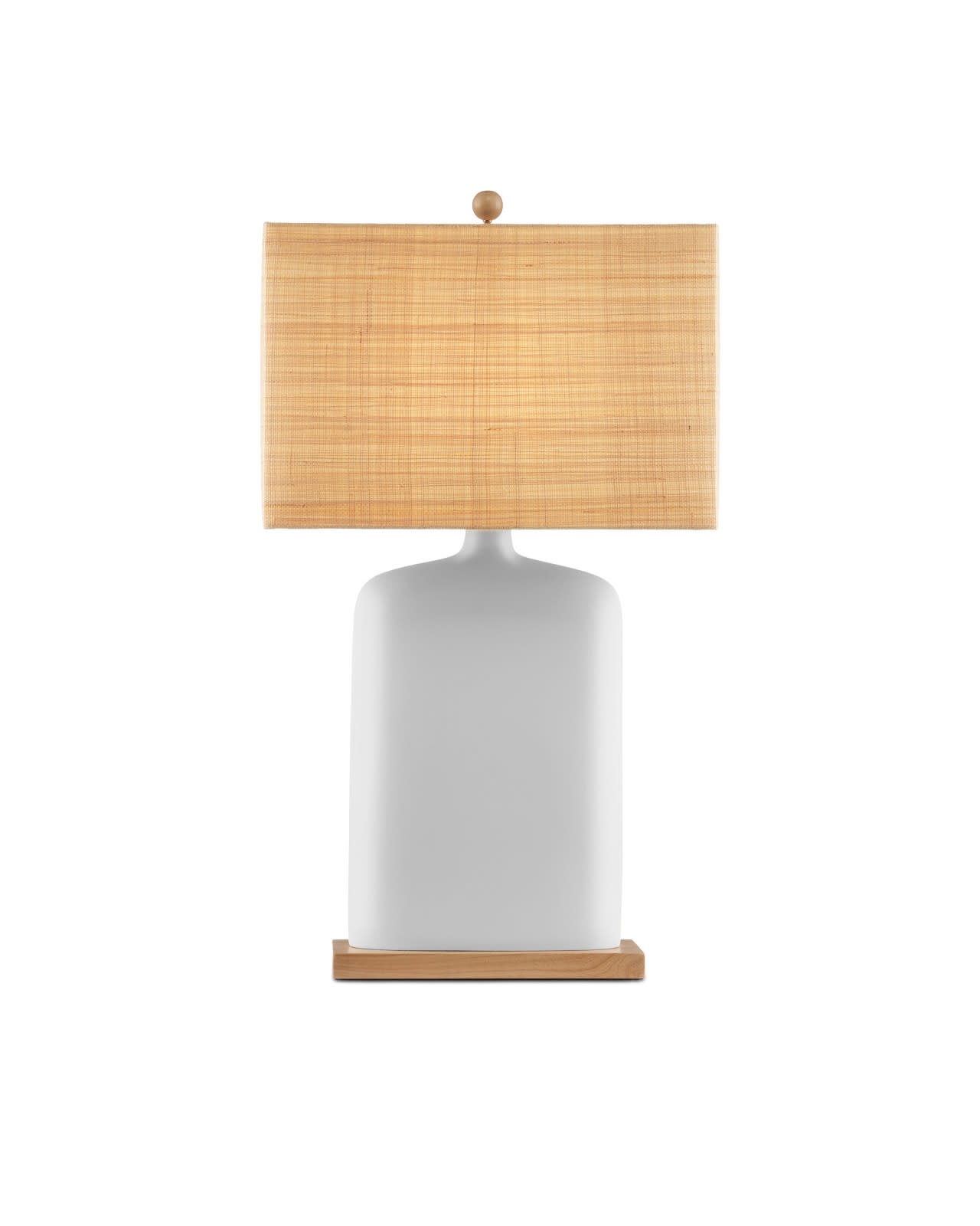 Musing White Table Lamp 31.5"h x 18"w x 10"d