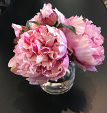 Peony x3 in 4" Cylinder Pink