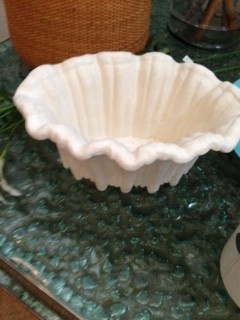 Large Limestone Bowl Planter 22 L x 16W