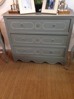 Vintage Grey Dresser 38"Wx17"Dx34H