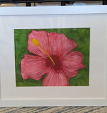 Pink Hybiscus 22" x 18"