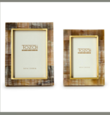 Chiseled Horn Photo Frame 4x6