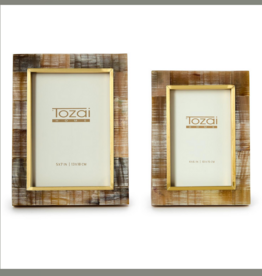 Chiseled Horn Photo Frame 4x6