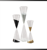Conical Sand Timer White large: 120 minutes - Glass
