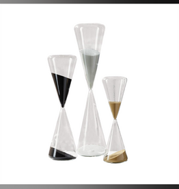 Conical Sand Timer White large: 120 minutes - Glass