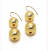 Dee Earring, 2 Bead