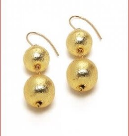 Dee Earring, 2 Bead