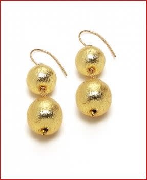 Dee Earring, 2 Bead