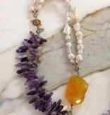 Pearl Druzzy Necklace
