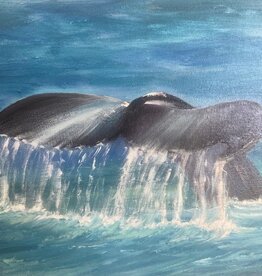 Whale Tale II  Orig. Oil 12x16