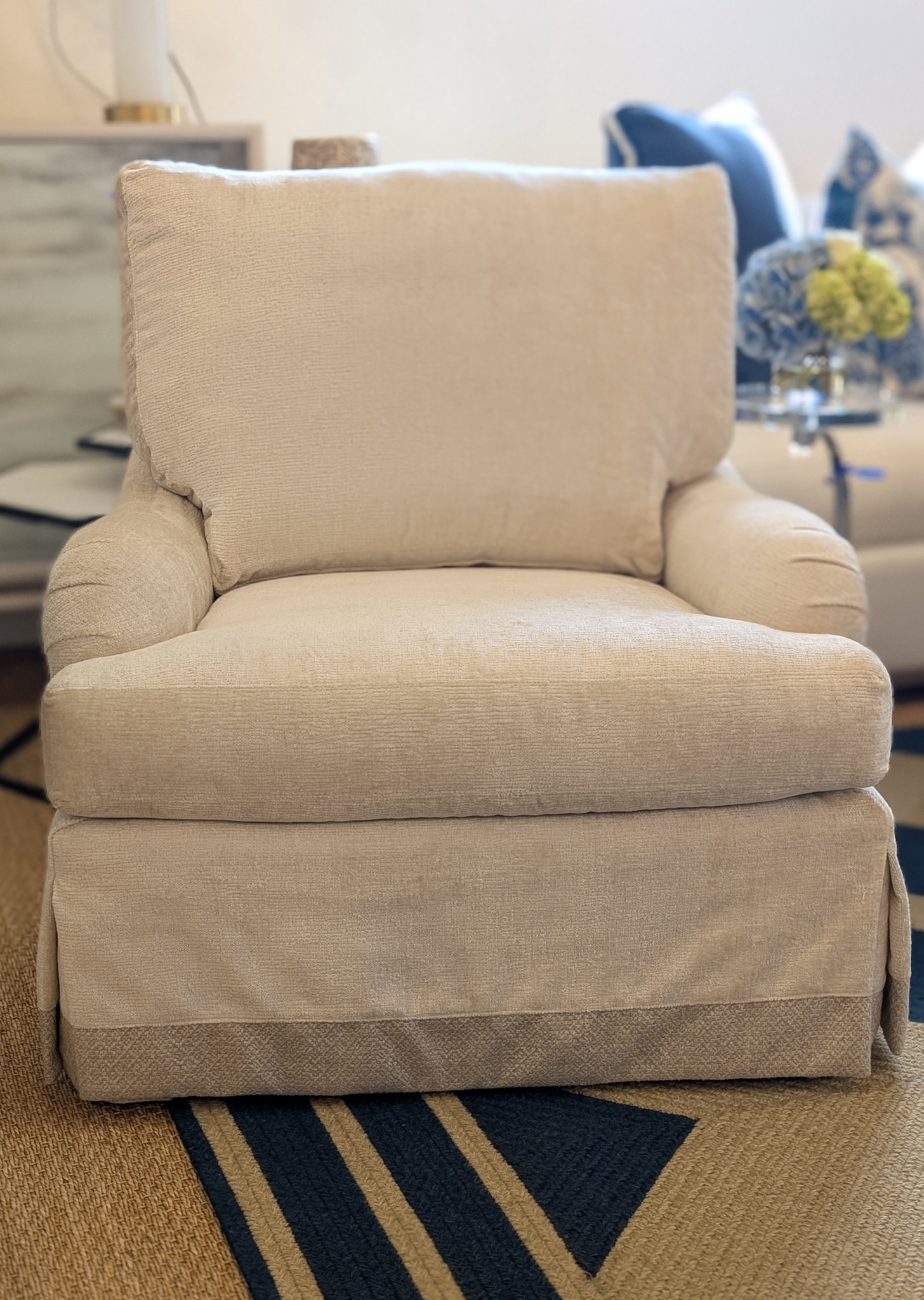 Chair in Brooks Sandstone - 35" x 38" x 35"