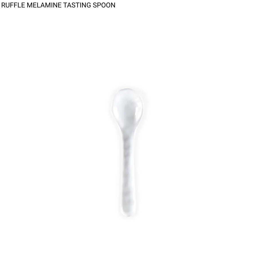 Q Home Design Ruffle Melamine Tasting Spoon