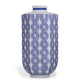 Evelyn Blue Large Vase - 20"H x 10.5"W x 9"D