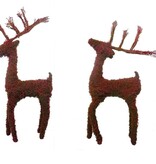 Twig Berries Reindeer 34" Red