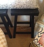 Kitchen Stool Curve Farm 9x17x26H Antique Blk
