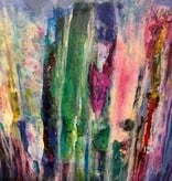 Roots Abstract Alcohol & Acrylic 30" x 30"